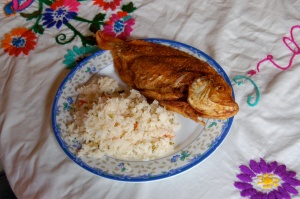 Fried tilapia by Bruce Stambaugh