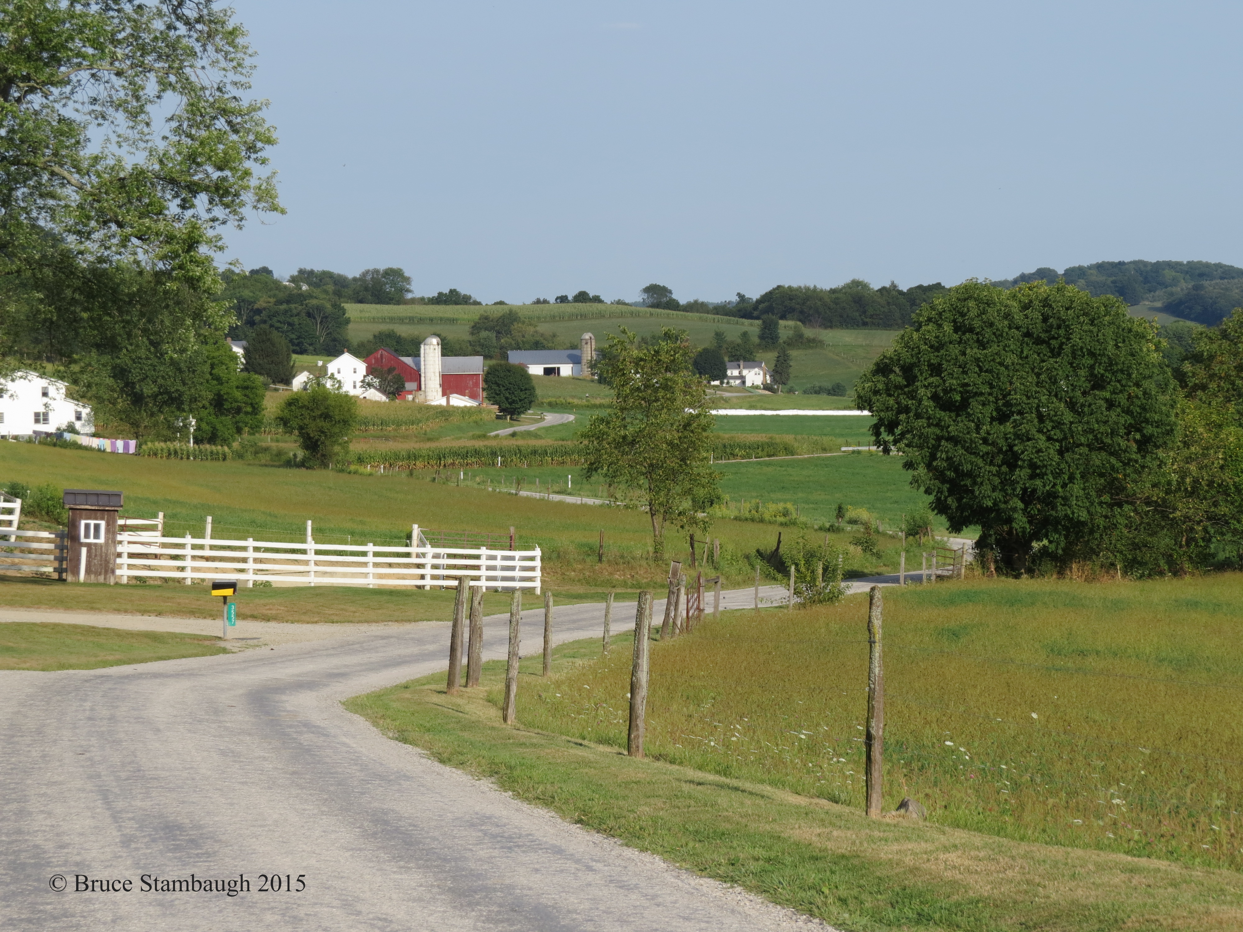 Amish farms, Holmes Co. OH