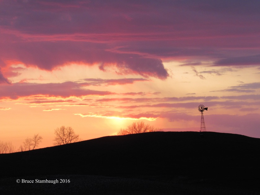 sunset, Ohio's Amish country