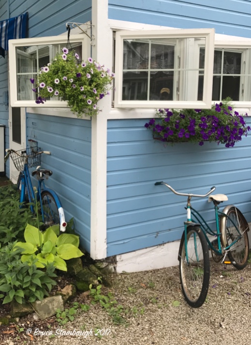 bicycles and cottage, Lakeside OH