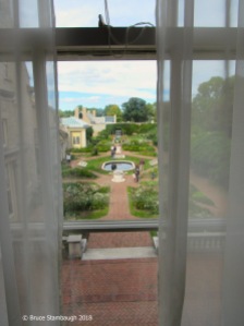 The garden from the upstairs.
